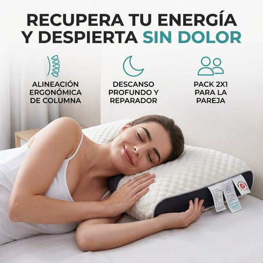 Pack Promoción 2 Almohadas  Alivio Cervical Premium